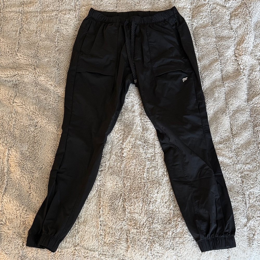 Fabletics Men's Black Performance Joggers